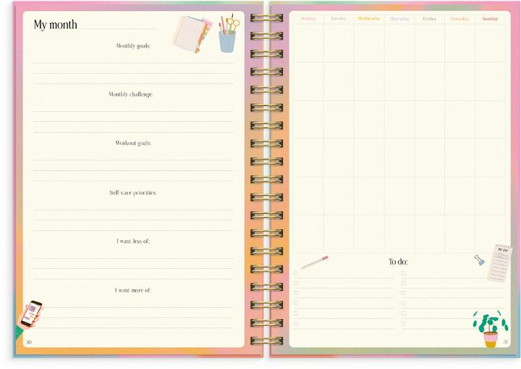 Ukekalender Burde Self Care B5