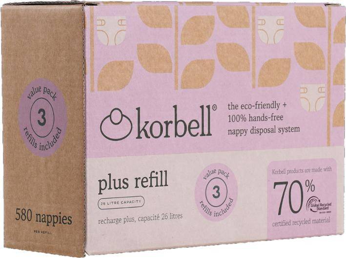 BildeRefill Korbell Plus Grs Bleiebøtte (3 stk)