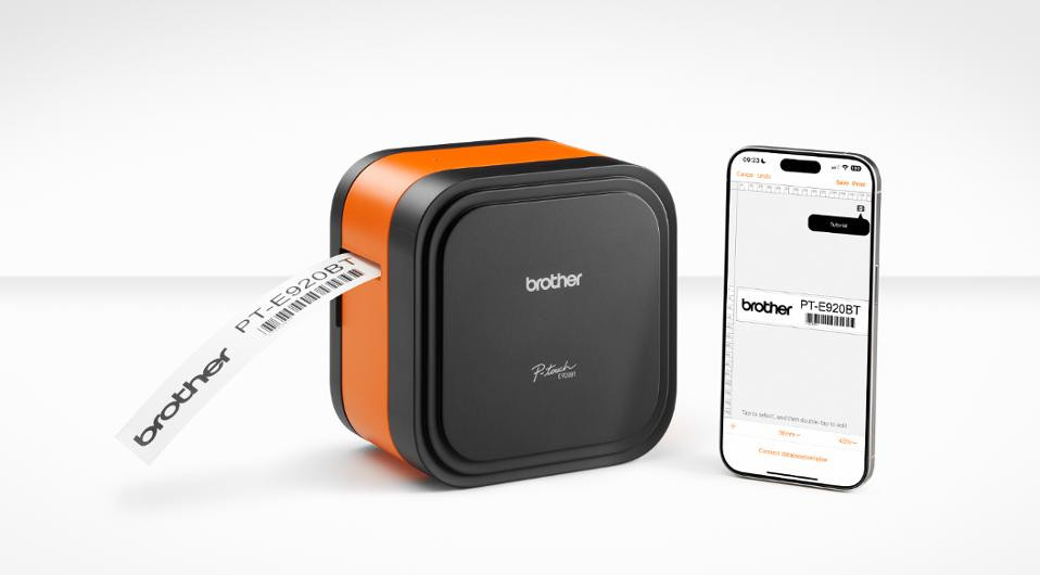 BROTHER PT-E920BT Mobile label printer USB, BT 34 mm tape ma