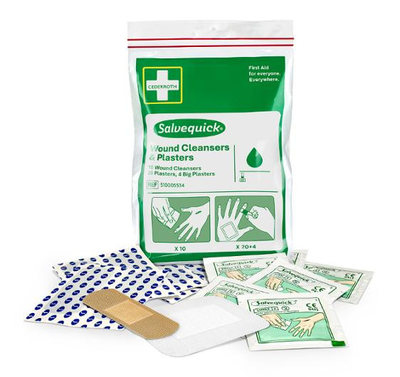 Plaster Salvequick Og Sårvask (20+4+10)