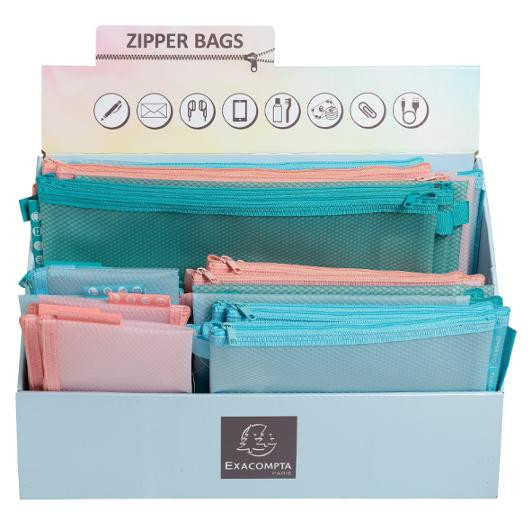 BildeDisplay 36 Zipped Pockets Chrompastel