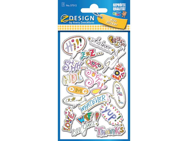 BildeEtikett Avery Dekor Utsagn