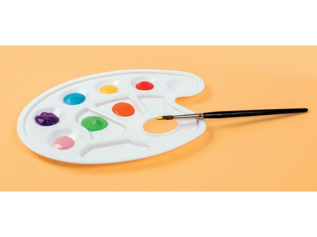Malepensel Playbox Rund Sett (20 stk)