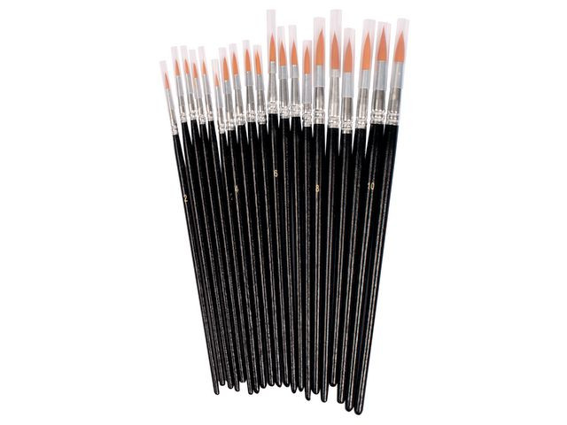 BildeMalepensel Playbox Rund Sett (20 stk)