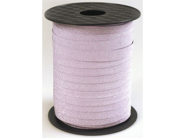 BildeGavebånd 10Mmx100M Glitter Rosa