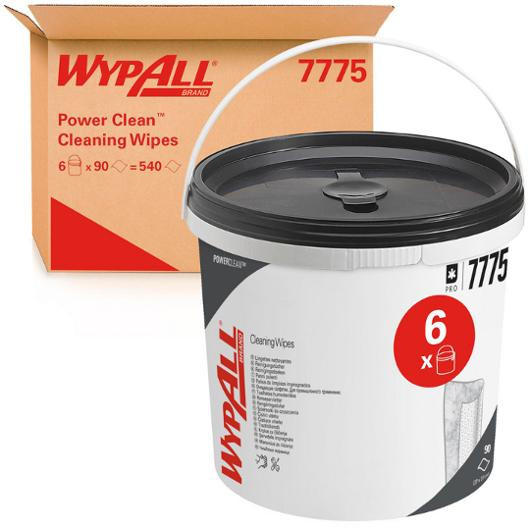 Renseserviett Wypall Grønn (90 stk/pk, 6 pakker)