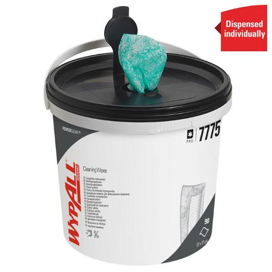 BildeRenseserviett Wypall Grønn (90 stk/pk, 6 pakker)