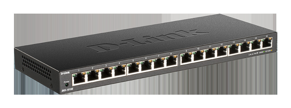BildeD-LINK 16-Port 10/100/1000Mbps Unmanaged Gigabit Ethernet Sw