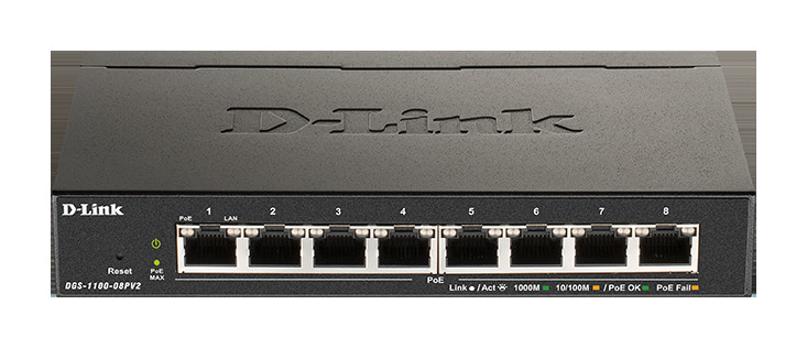 BildeD-LINK 8-Port PoE Gigabit Smart Managed Switch