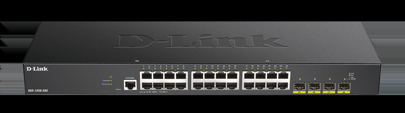 BildeD-LINK 24-port Gigabit Smart Managed Switch with 4x 10G SFP+