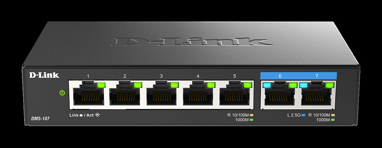 BildeD-LINK 6-port Multi-Gigabit Unmanaged Switch