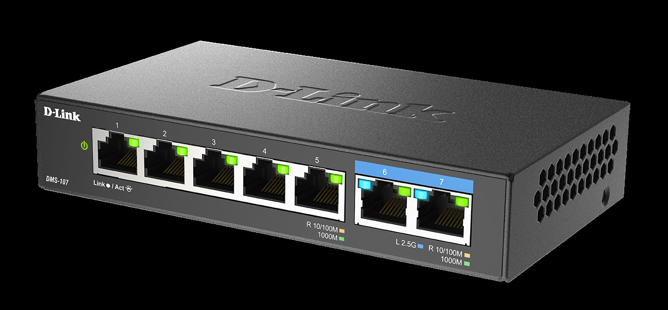 D-LINK 6-port Multi-Gigabit Unmanaged Switch