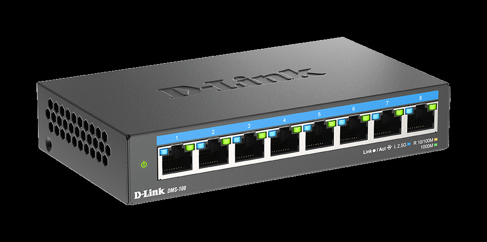 D-LINK 8-Port Multi-Gigabit Unmanaged Switch