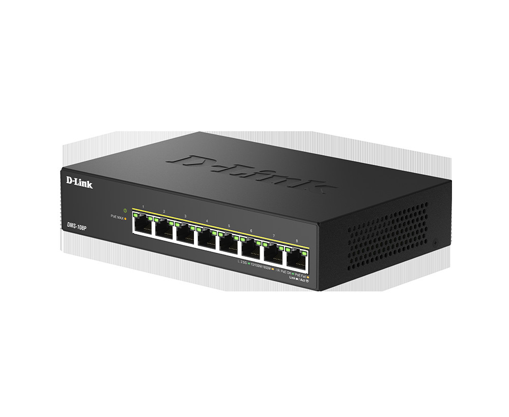 D-LINK 8-Port 2.5G Multi-Gigabit PoE++ Unmanaged Switch