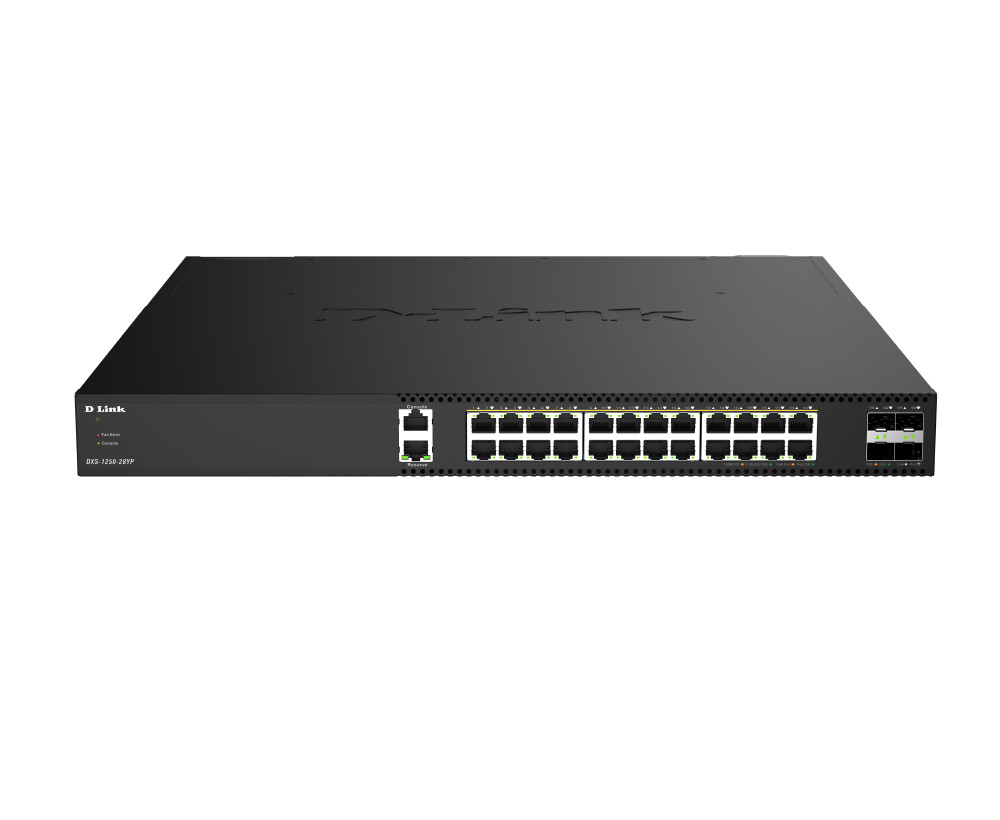 BildeD-LINK 28-Port 10G Multi-Gigabit PoE++ Smart Managed Switch