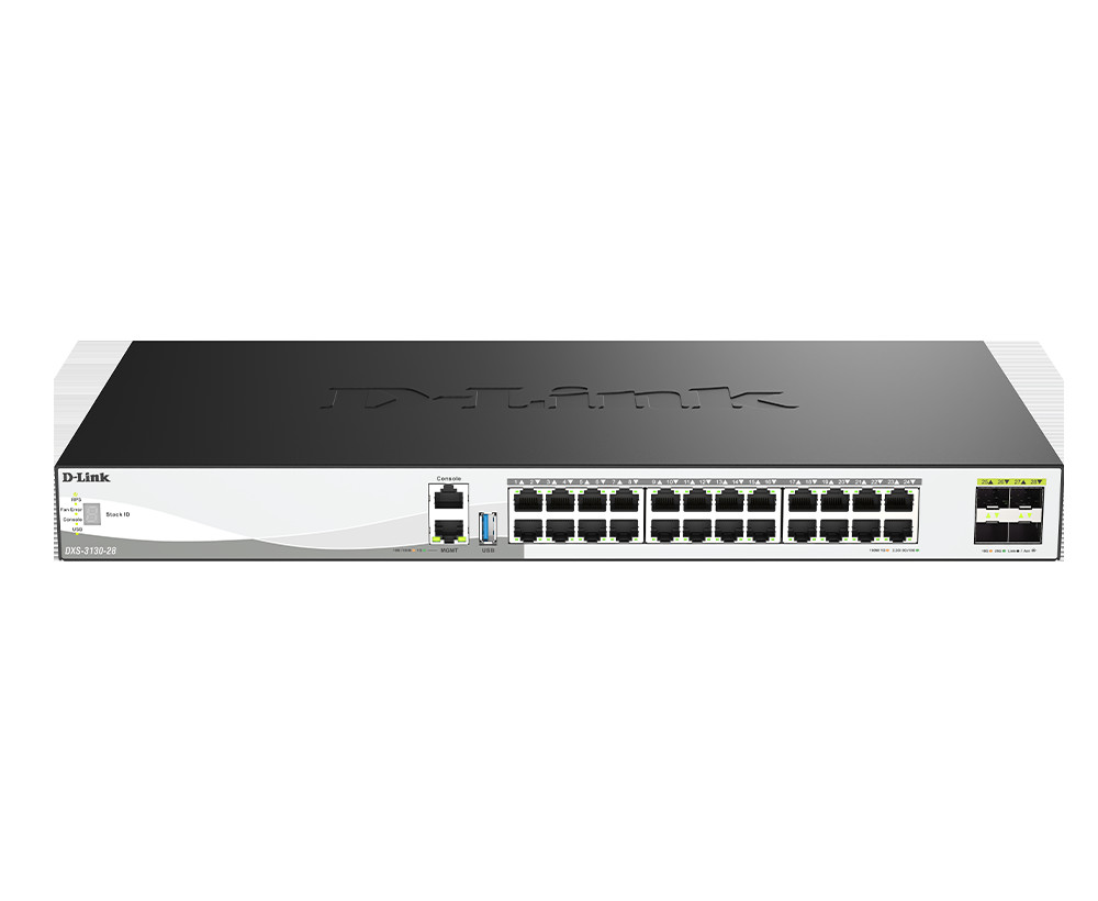 BildeD-LINK 28-Port 10G Multi-Gigabit Layer 3 Stackable Managed S