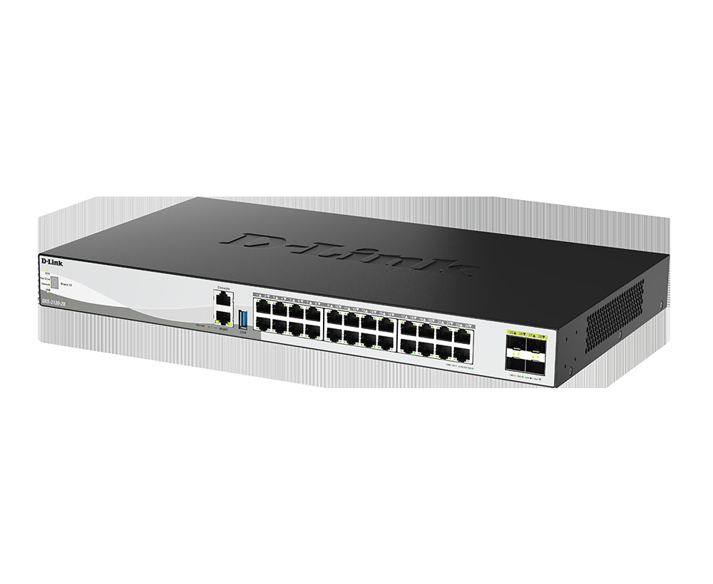 D-LINK 28-Port 10G Multi-Gigabit Layer 3 Stackable Managed S