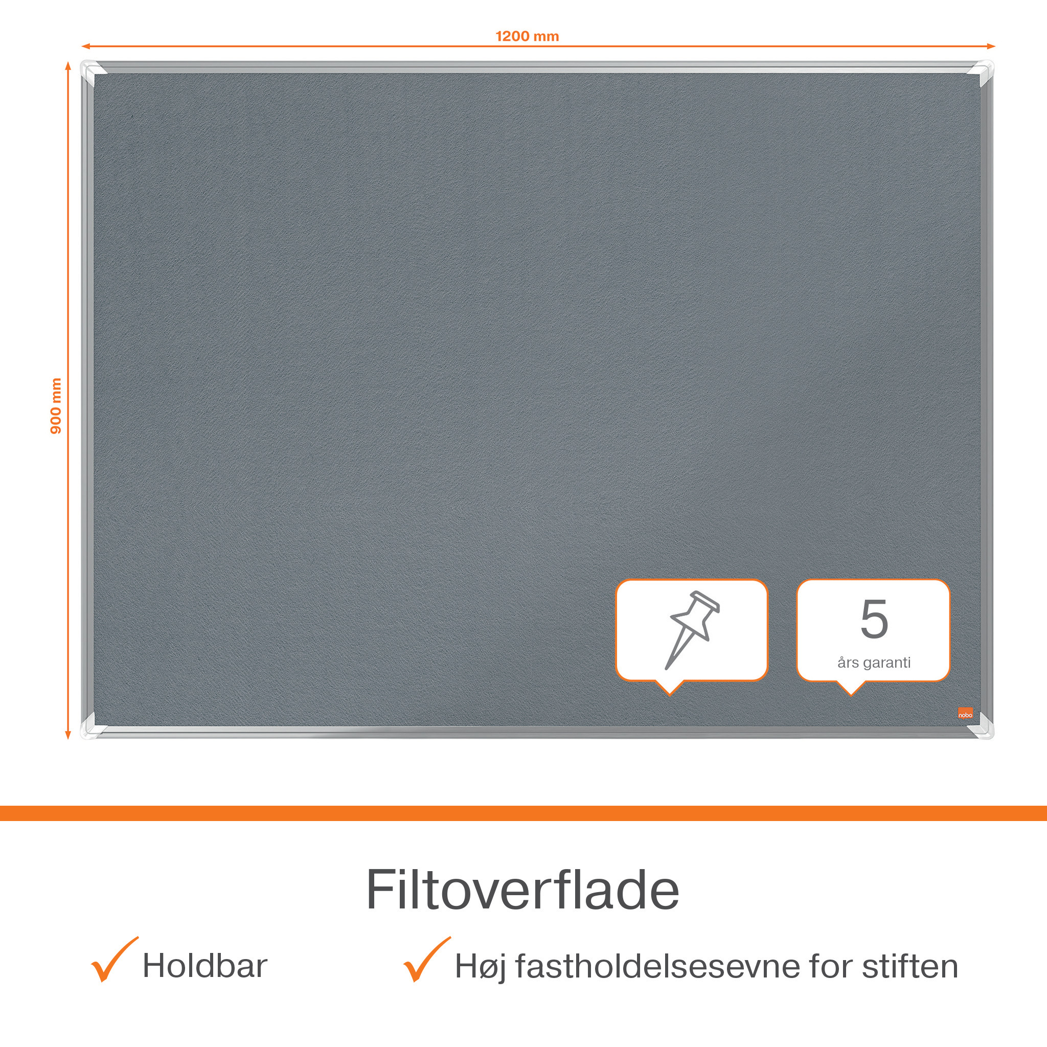 NOBO Filttavle Premium Plus ECO 120x90 gr