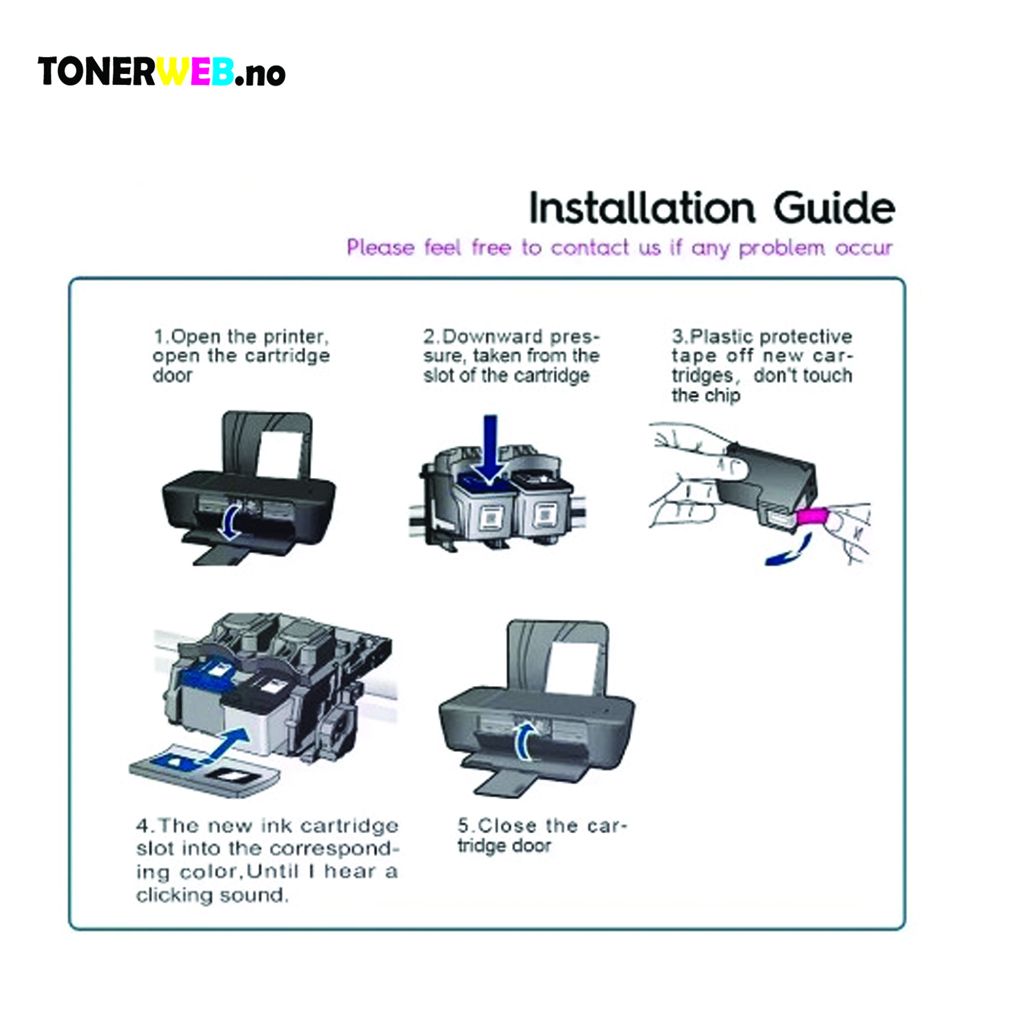 T604XL Multipack 4-farge Erstatter