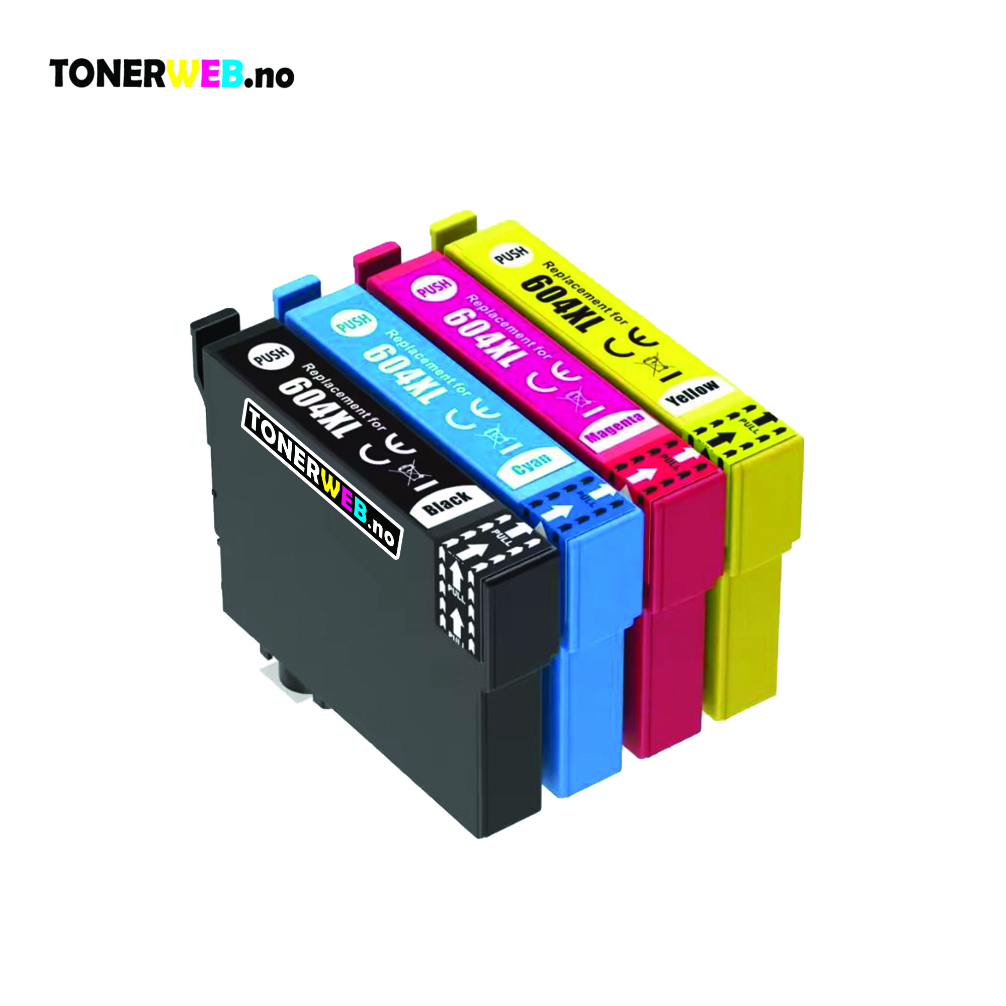 T604XL Multipack 4-farge Erstatter