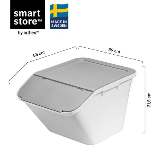 Oppbevaringsboks Smartstore Stack-It 37L