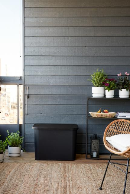 Oppbevaringsboks Smartstore C. 76L Sort