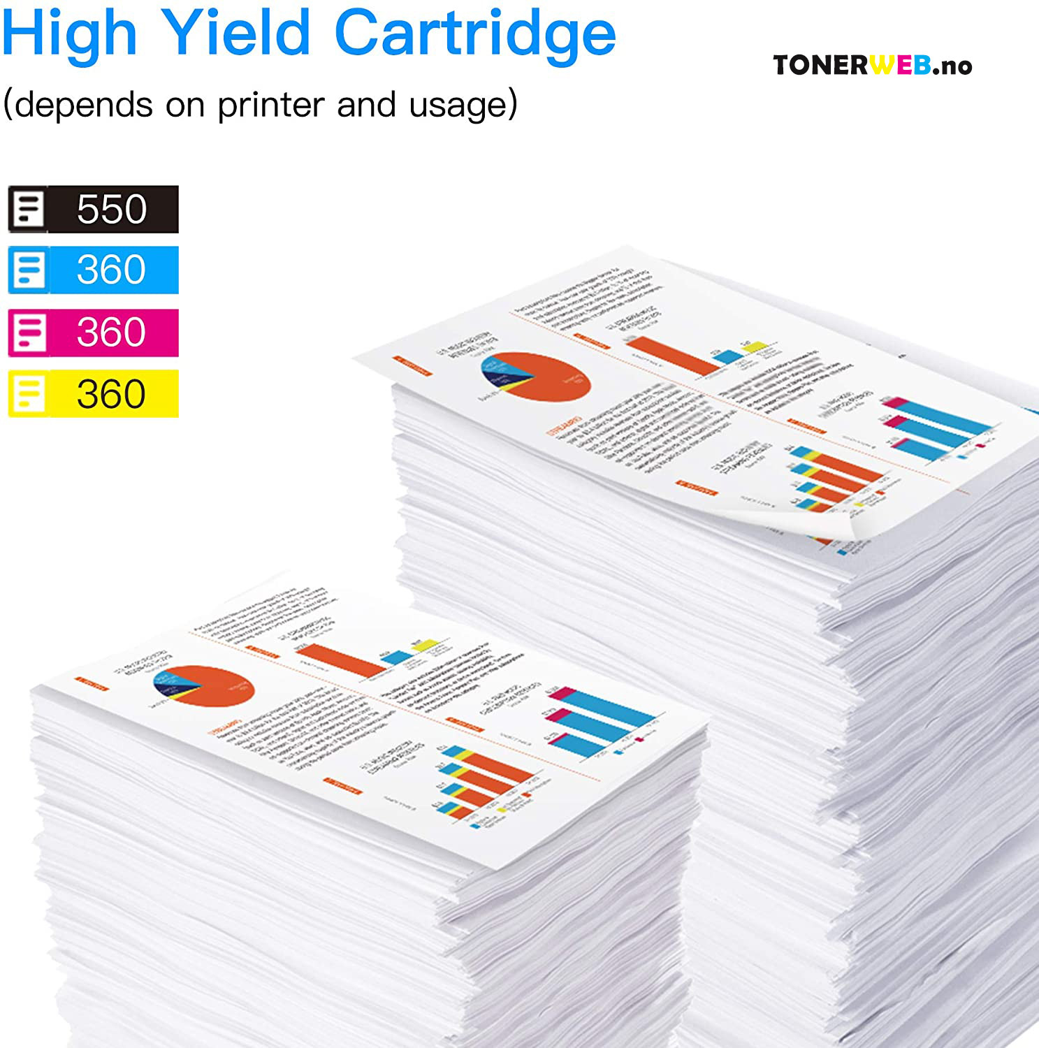 Blekkpatron, erstatter CL-576XL Color XL Ink Cartridge