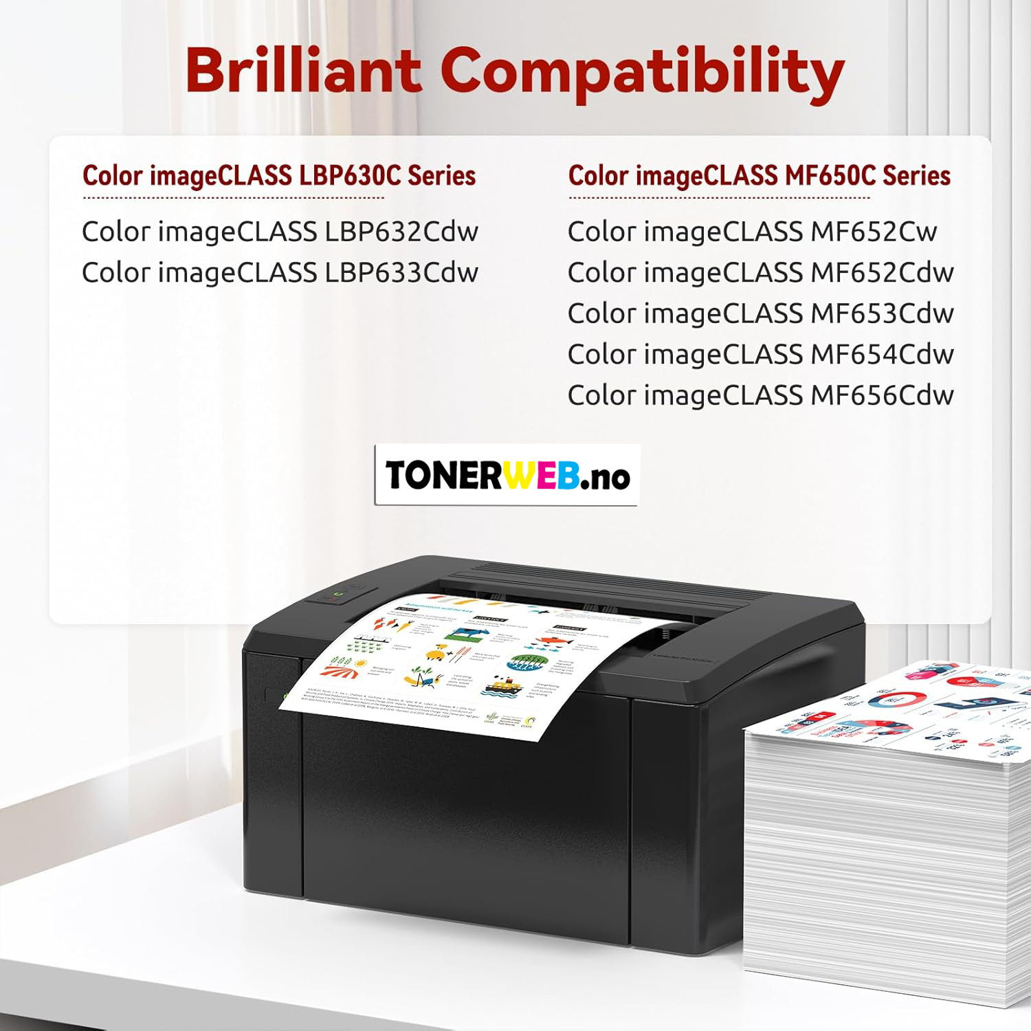 Tonerkassett. erstatter Canon 067 High Black 3.13k