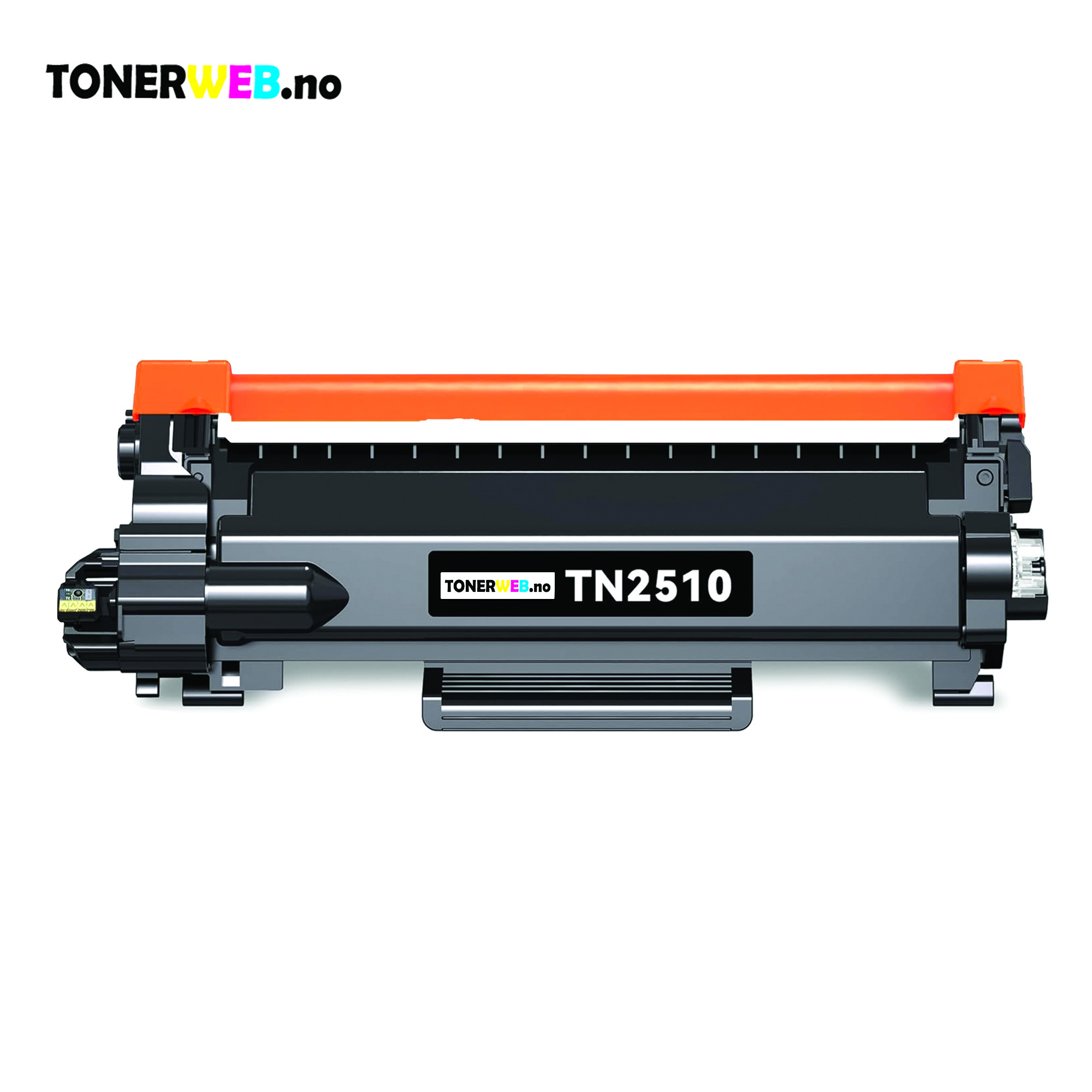 Tonerkassett, erstatter Brother Tn2510Xl Sort