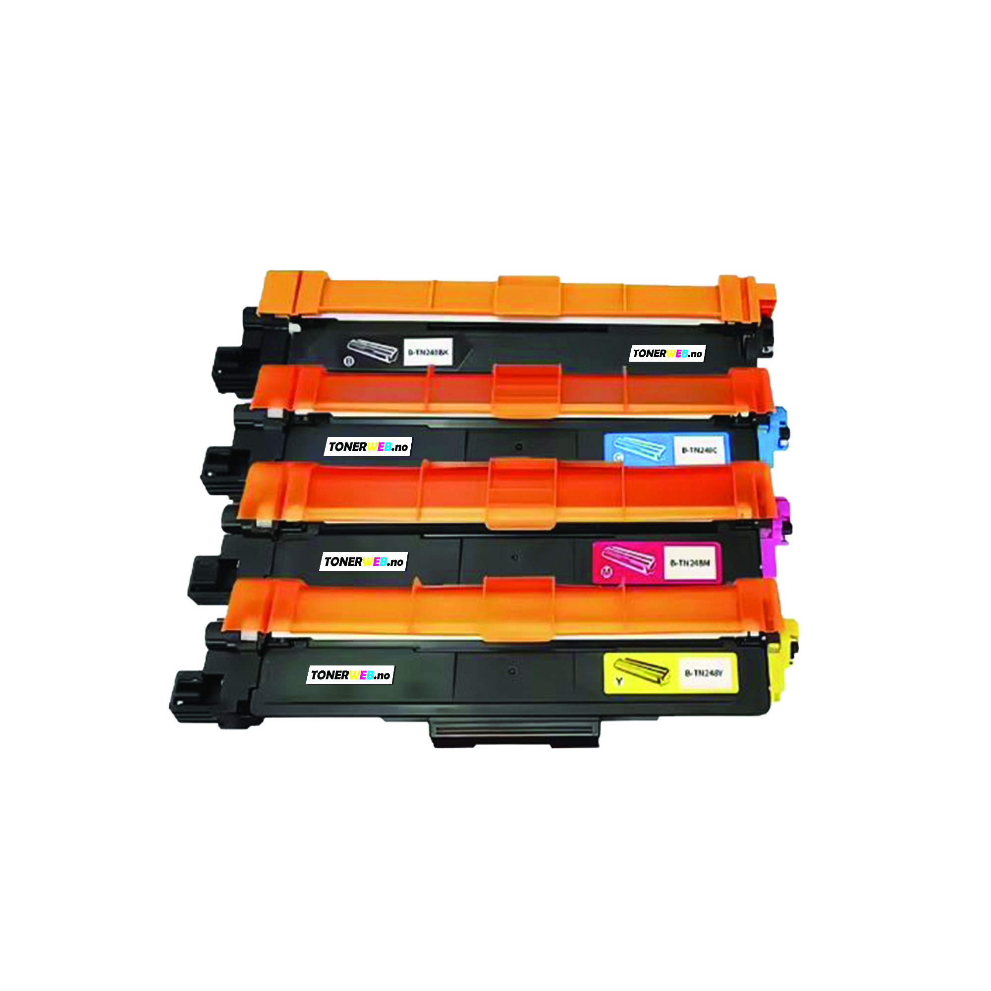 Tonerkassett, erstatter TN248 Value-pack CMYK XL 3K each toner