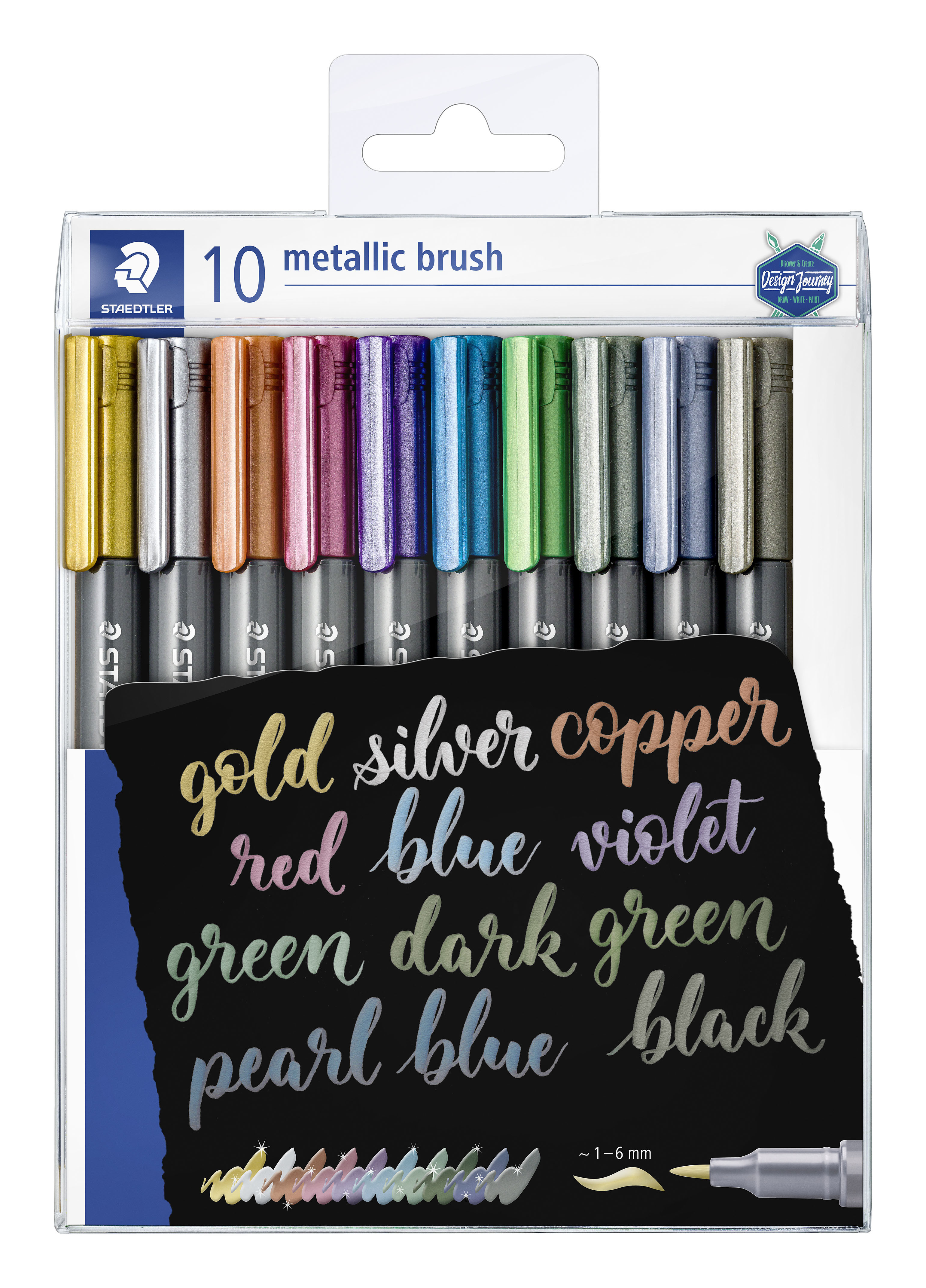 Merkepenn Staedtler Metallic (10 stk)