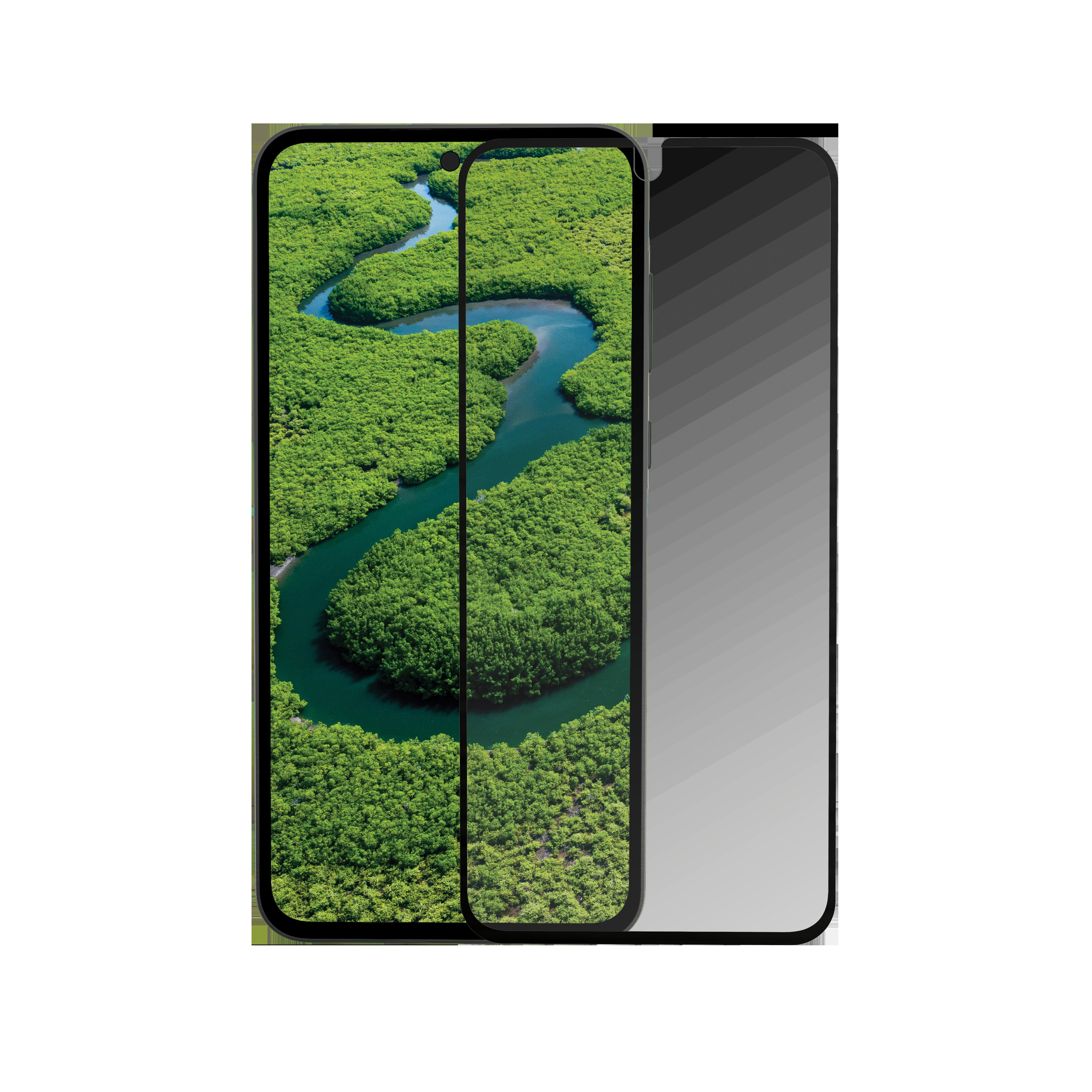 eco-shield - Galaxy A55 5G - Black Edge