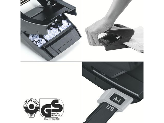 Hullmaskin Leitz recycle 2h/30 ark Sort