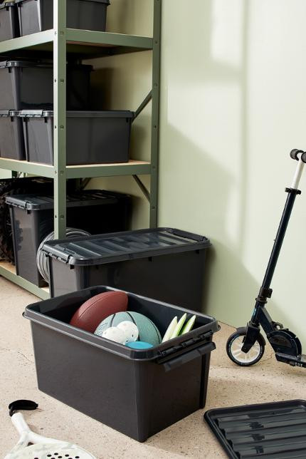 Oppbevaringsboks Smartstore Recy 46L Grå