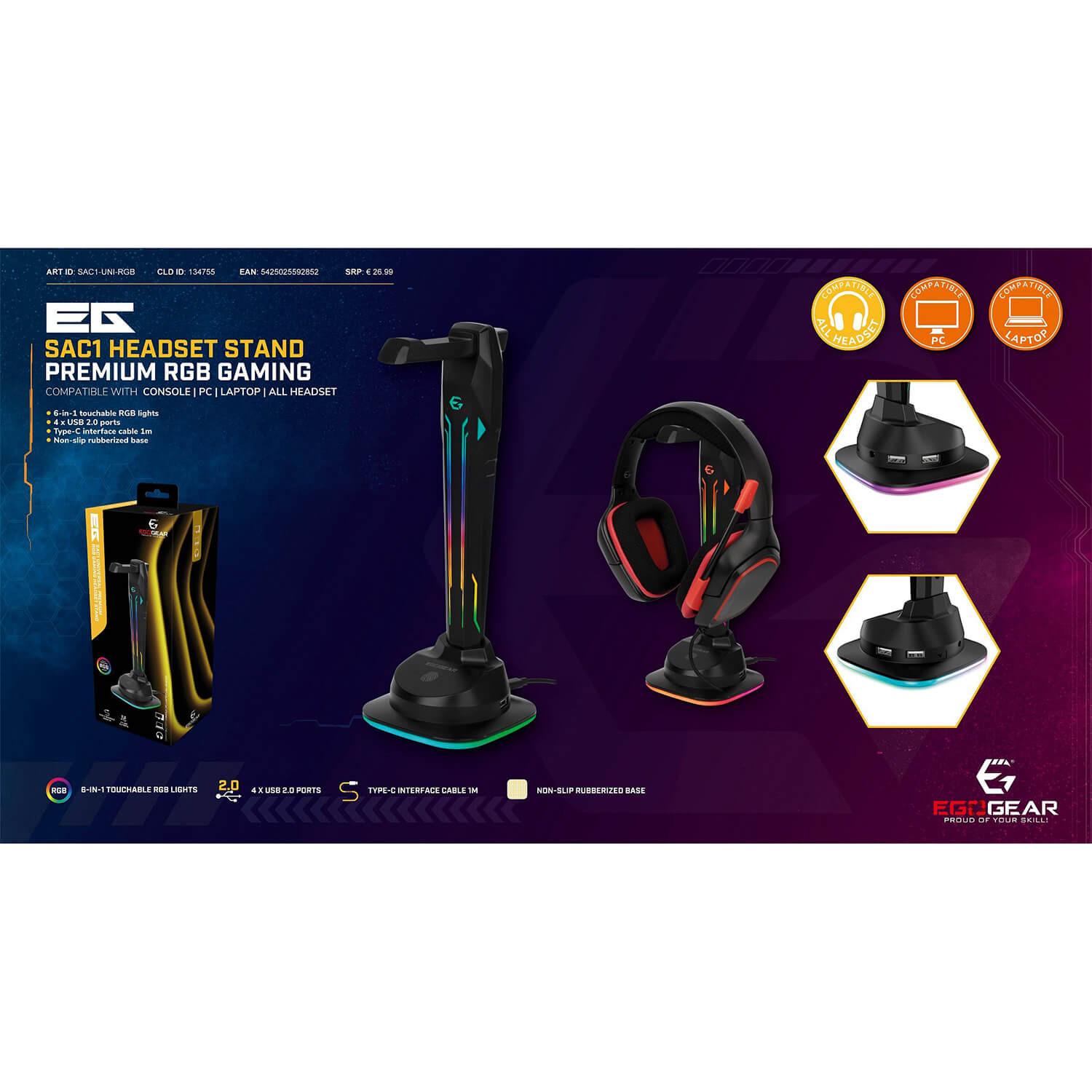 Navneskilt Durable 30X60Mm M/Nål (100 stk)