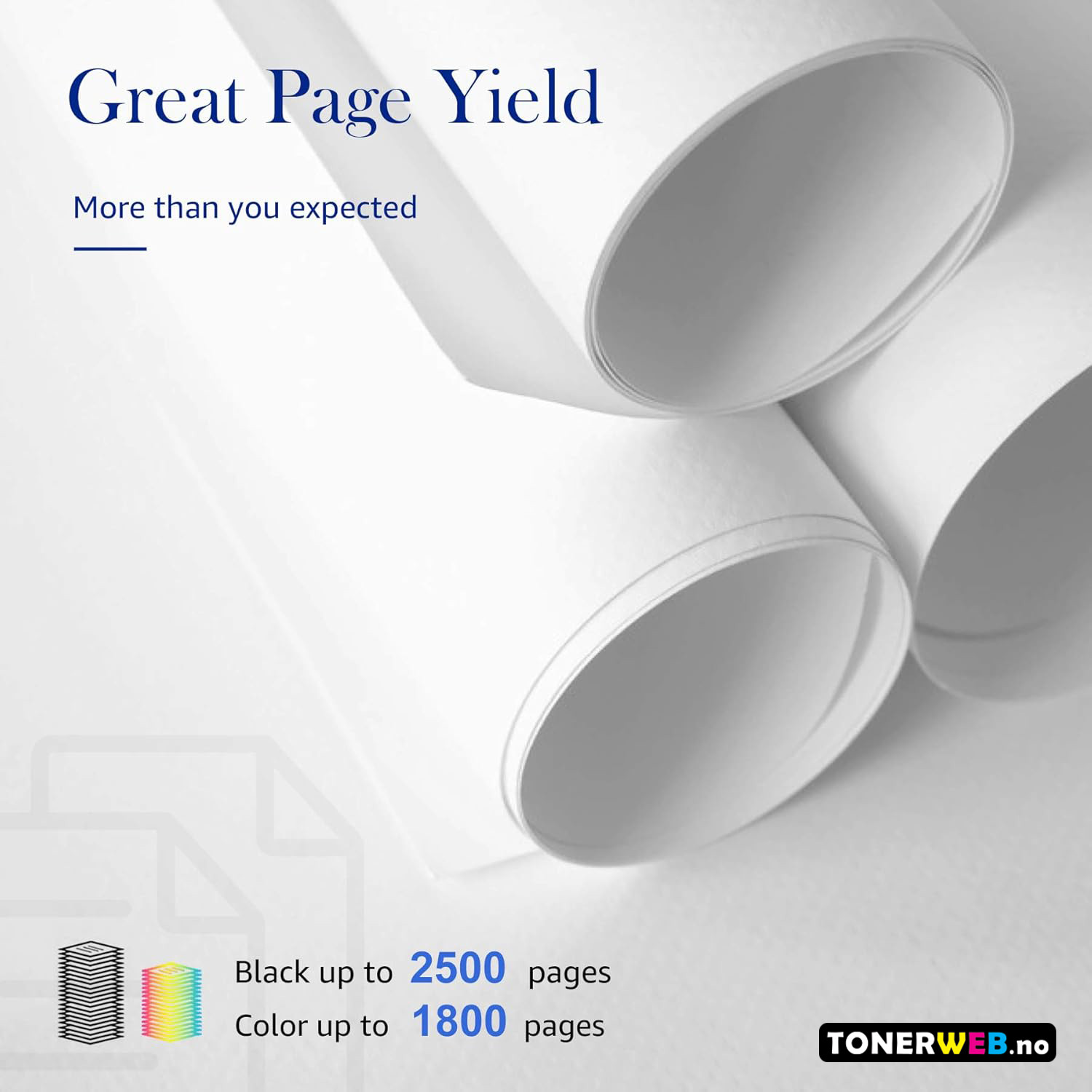 Tonerkassett, erstatter HP CC531A Cyan (2.800 sider)