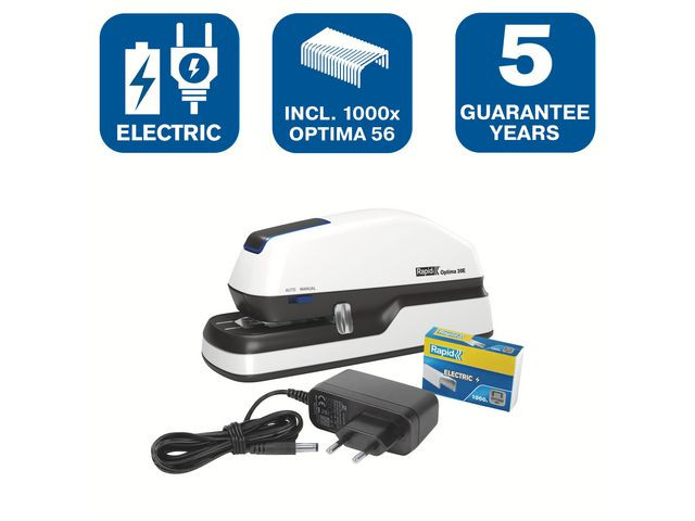 Stiftemaskin elektrisk Rapid Optima 20E