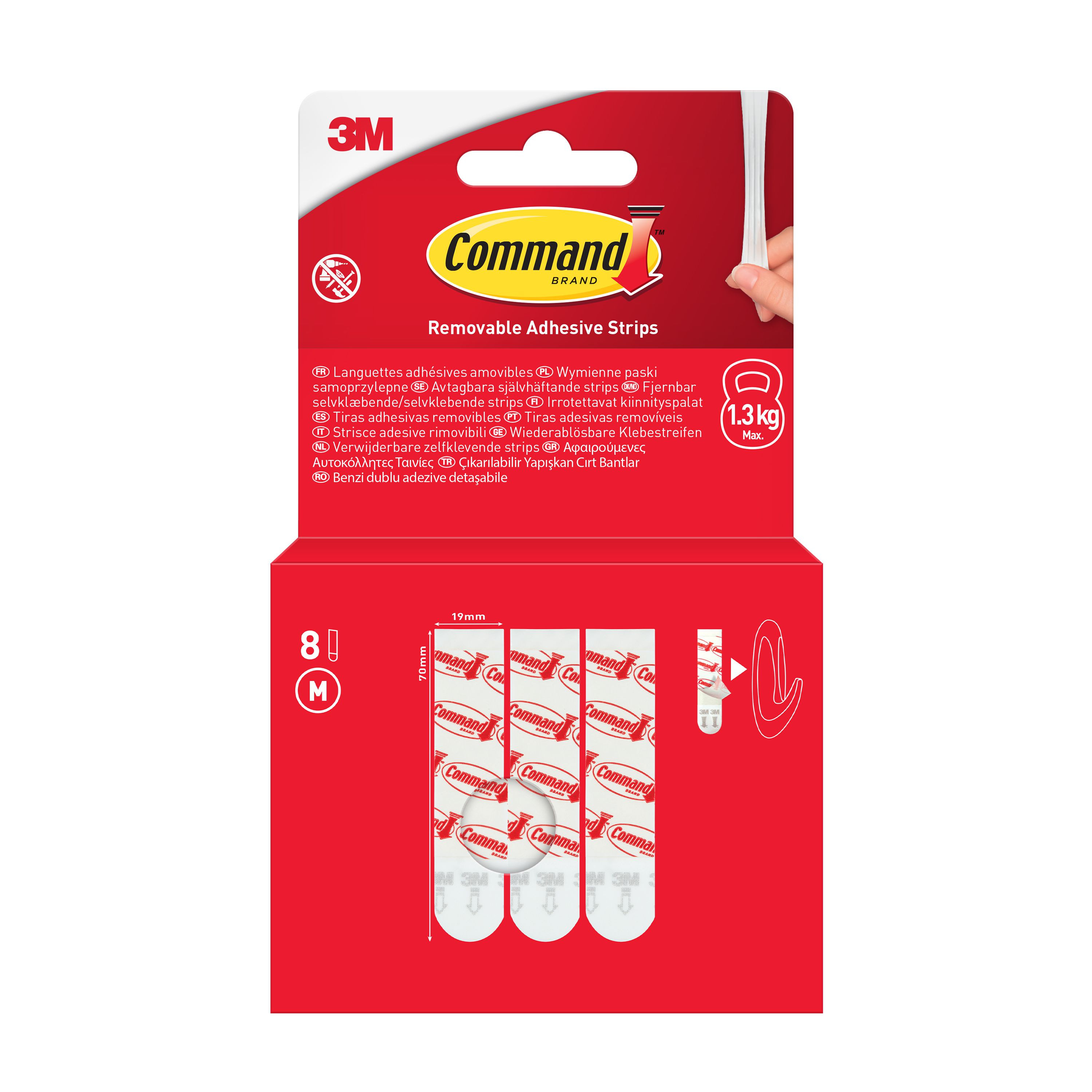 Command General Strips Medium 8 Strips 17021-8