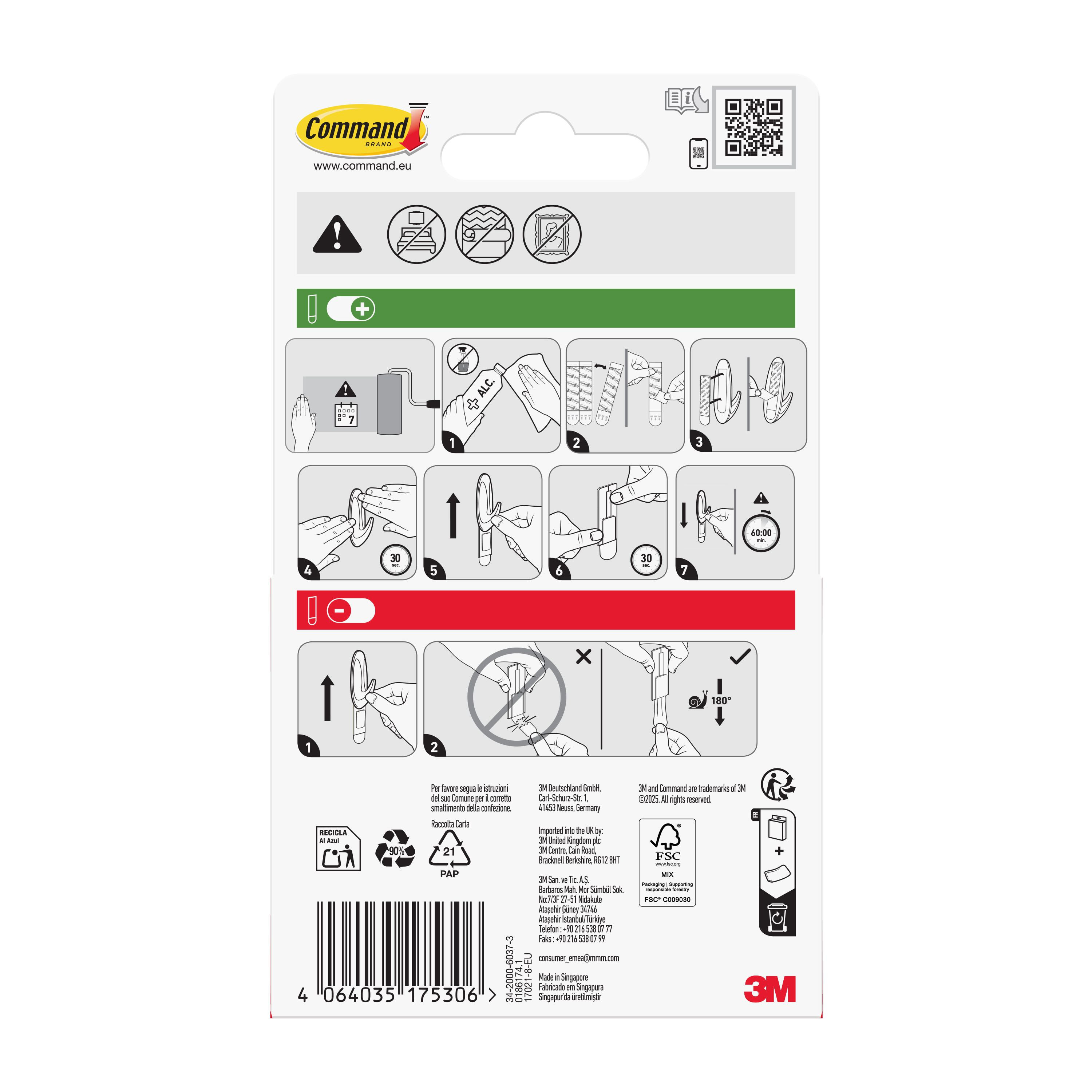 Command General Strips Medium 8 Strips 17021-8