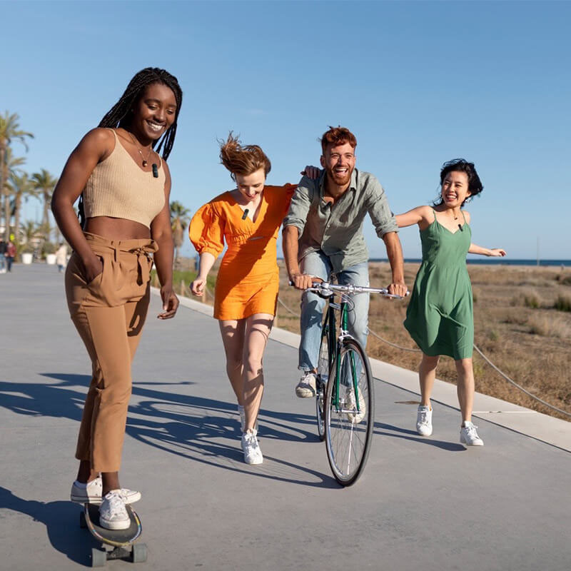 BildeBOYA Wireless 2.4 GHz Microphone x4 BY-V4U USB-C