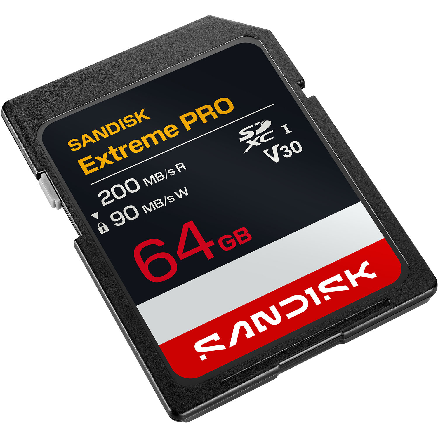 SANDISK SD Extreme Pro 64GB 200/90MB/s C10 UHS U3 V30 RPD2