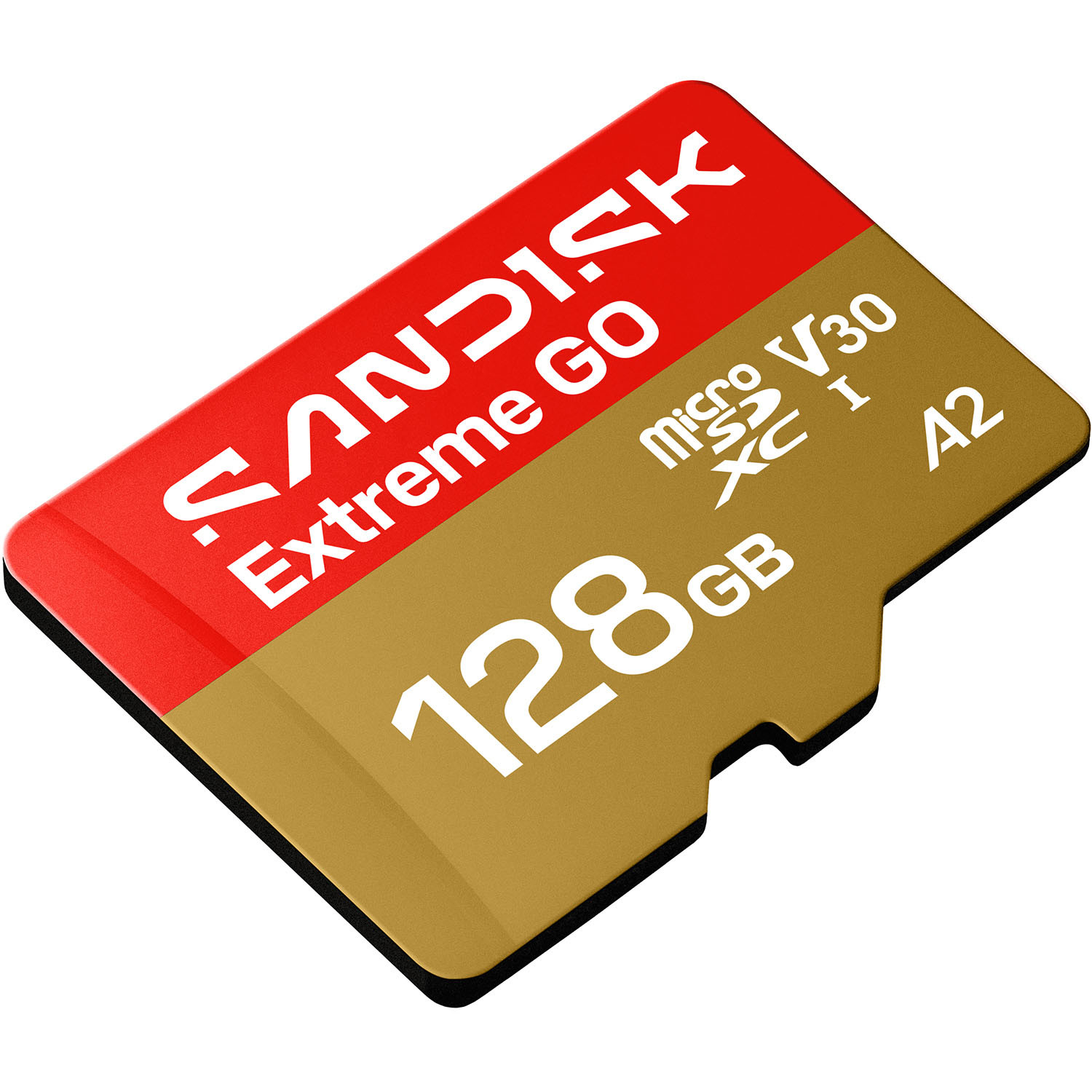 BildeSANDISK MicroSD Extreme GO 128GB 128GB 240/120MB/s C10 UHS U3 V30 A1