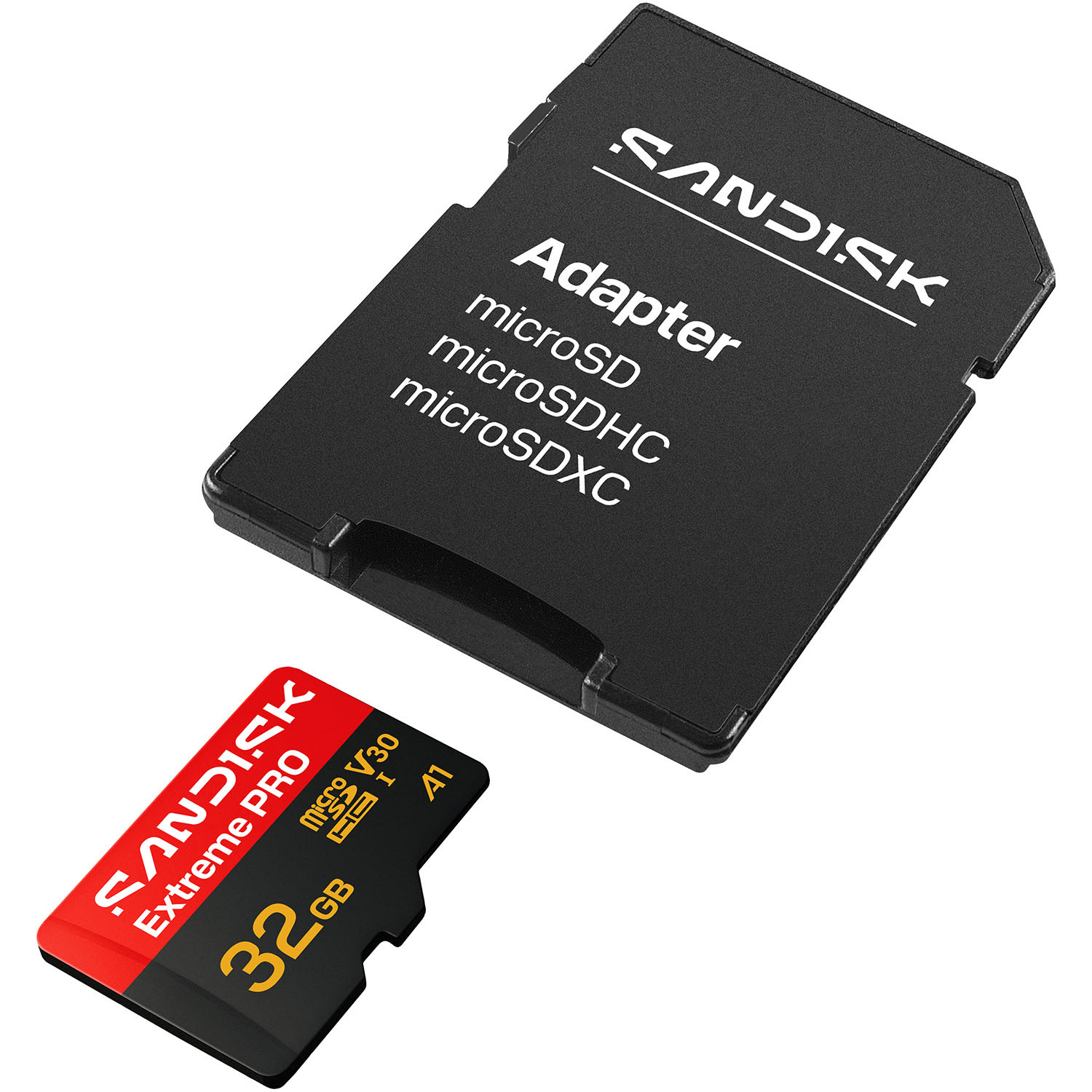 SANDISK MicroSD Extreme Pro 32GB 100/90MB/s C10 UHS U3 V30 A1 Adapter