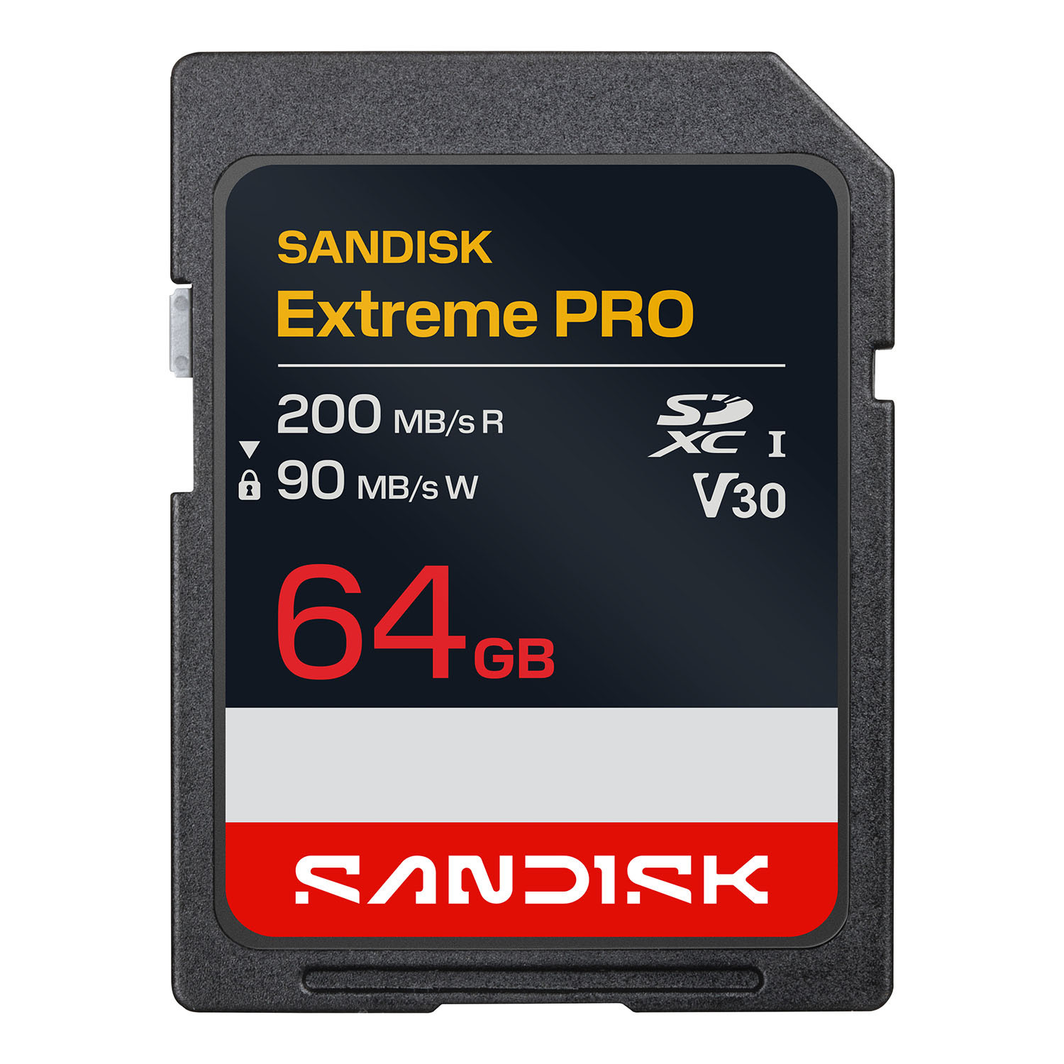 SANDISK SD Extreme Pro 64GB 200/90MB/s C10 UHS U3 V30 RPD2