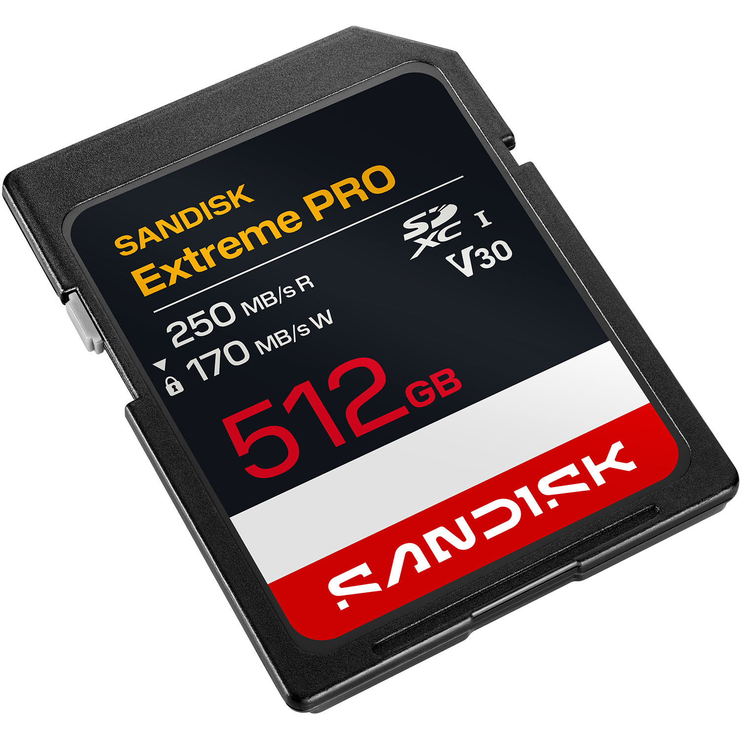 SANDISK SD Extreme Pro 512GB 250/170MB/s C10 UHS U3 V30 RPD2