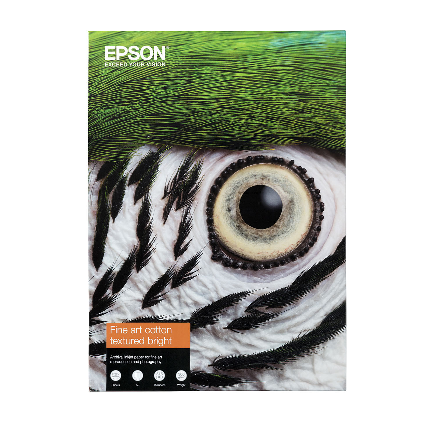 BildeEPSON Fine Art Cotton Textured II Bright A3+ 25 Sh