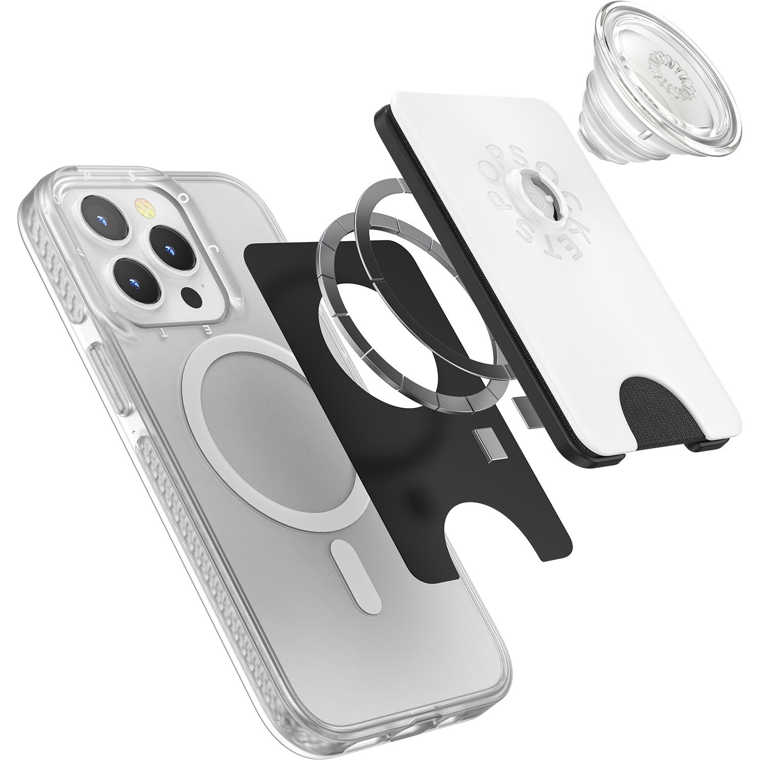 POPSOCKETS PopWallet for Magsafe White