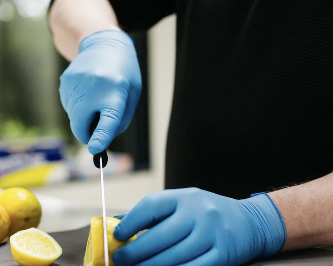 Nordic Protect Premium Nitrilhansker Bl, Small (100 stk)