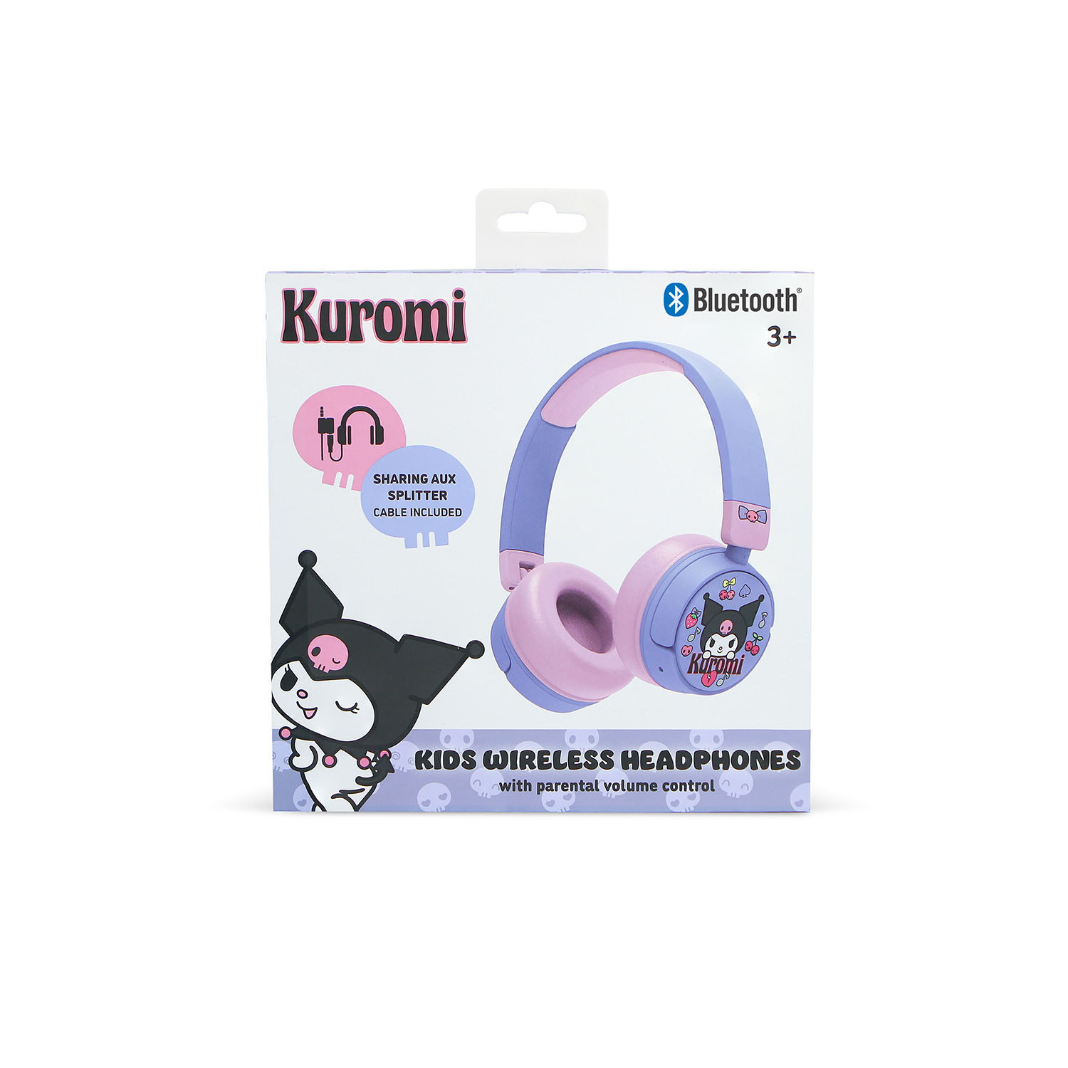 KUROMI Headphone On-Ear Wireless 85dB/95dB Sharing Aux