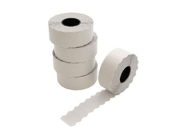 Etiketter til prismerker 26x12 G2 hvit 10 ruller